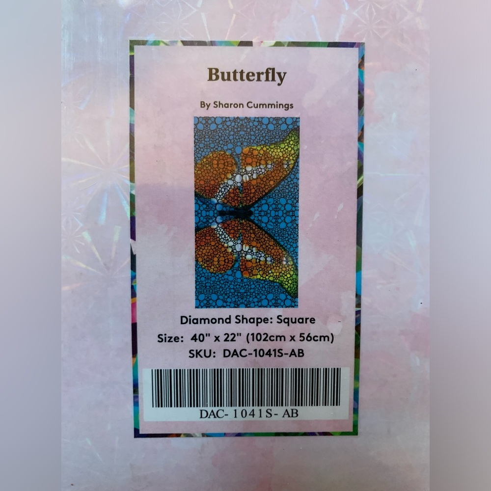 Diamond Art Club Diamond Painting Kit Butterfly